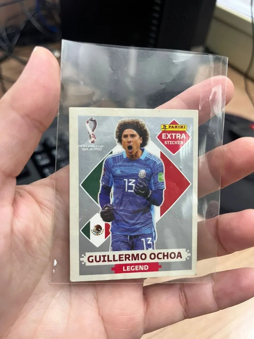 Figurinha Guillermo Ochoa - Legend - Prata - Copa 2022