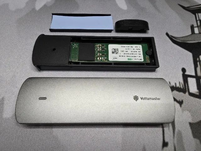 Case SSD NVMe M.2 Yottamaster USB-C 10Gbps