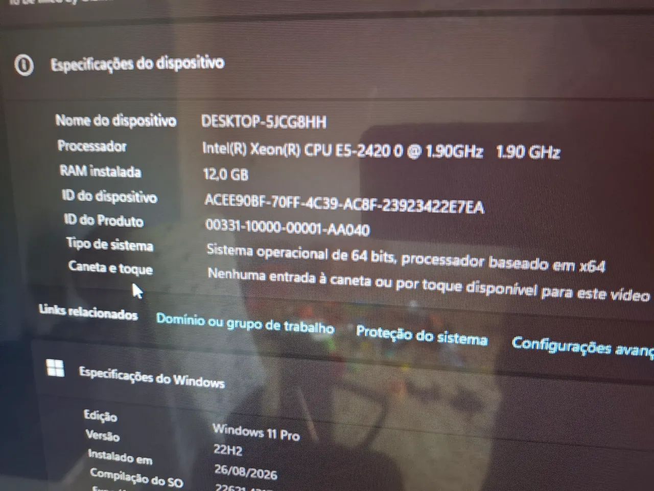 Vendo kit xeon E2420 completo 