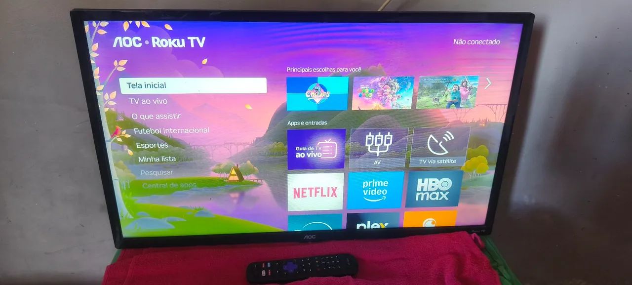 Estou vendendo essa TV de 32 polegadas, porque comprei uma melhor, está em perfeito estado - Foto 2