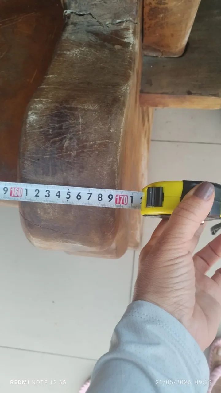 Sofá madeira rustico  largura 1,70cm
