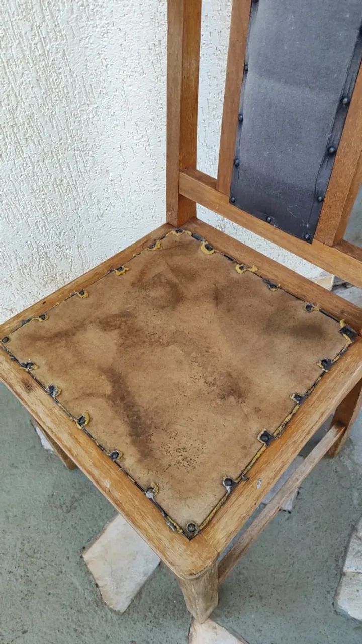 Cadeiras em cerejeira para restaurar - Foto 4