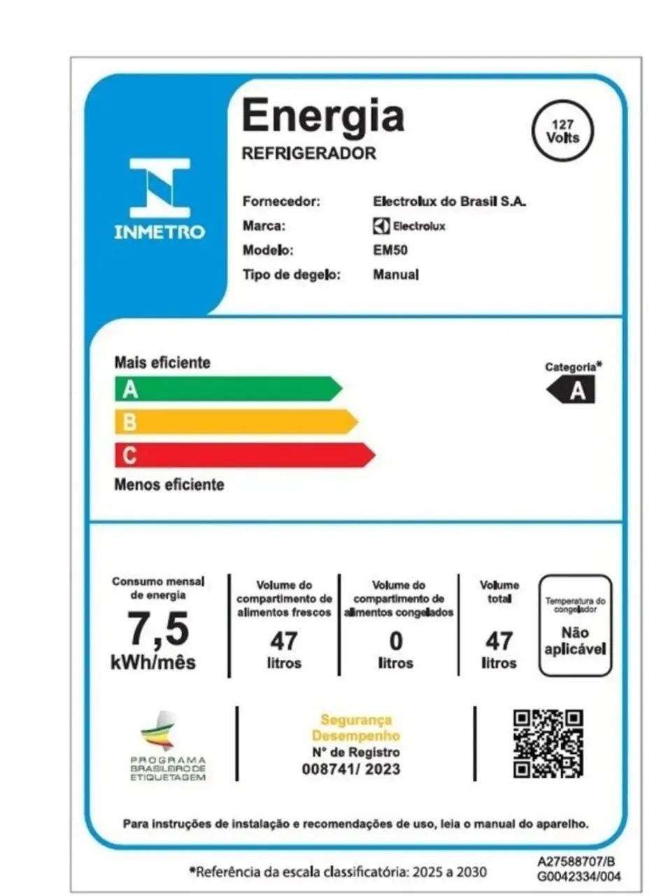 Vendo frigobar Electrolux 47 l - Foto 3