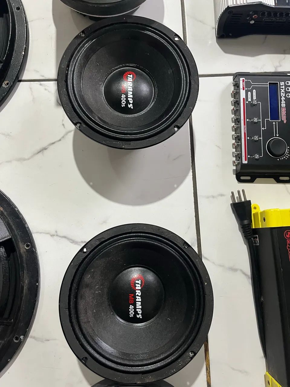Par Médio grave 8 polegadas Taramps Mb 400s 4 ohms  - Foto 2