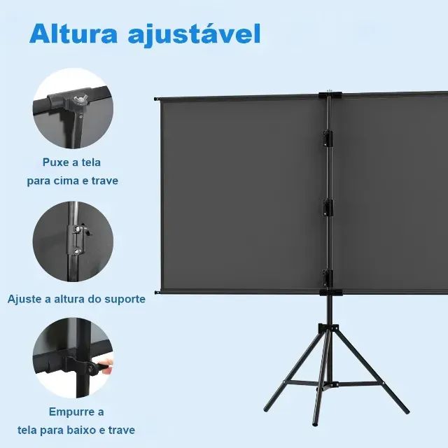 Tela de Projeção 120 polegadas - Foto 3