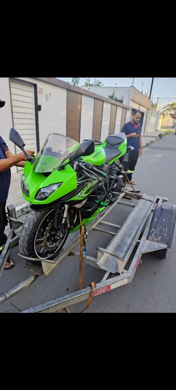 niwano326kakiさん1-25-4 Miniatura Kawasaki Ninja ZX-6R 2023 RMZ City 1:12 - Miniaturas de