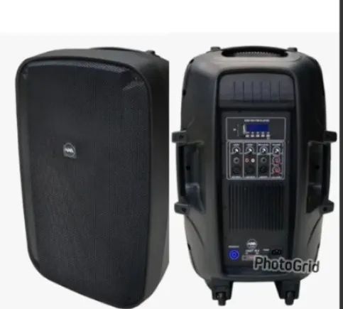 Vendo Caixa Ativa Profissional 15 polegadas, usada apenas 1 vez, Rádio integrado + Blue
