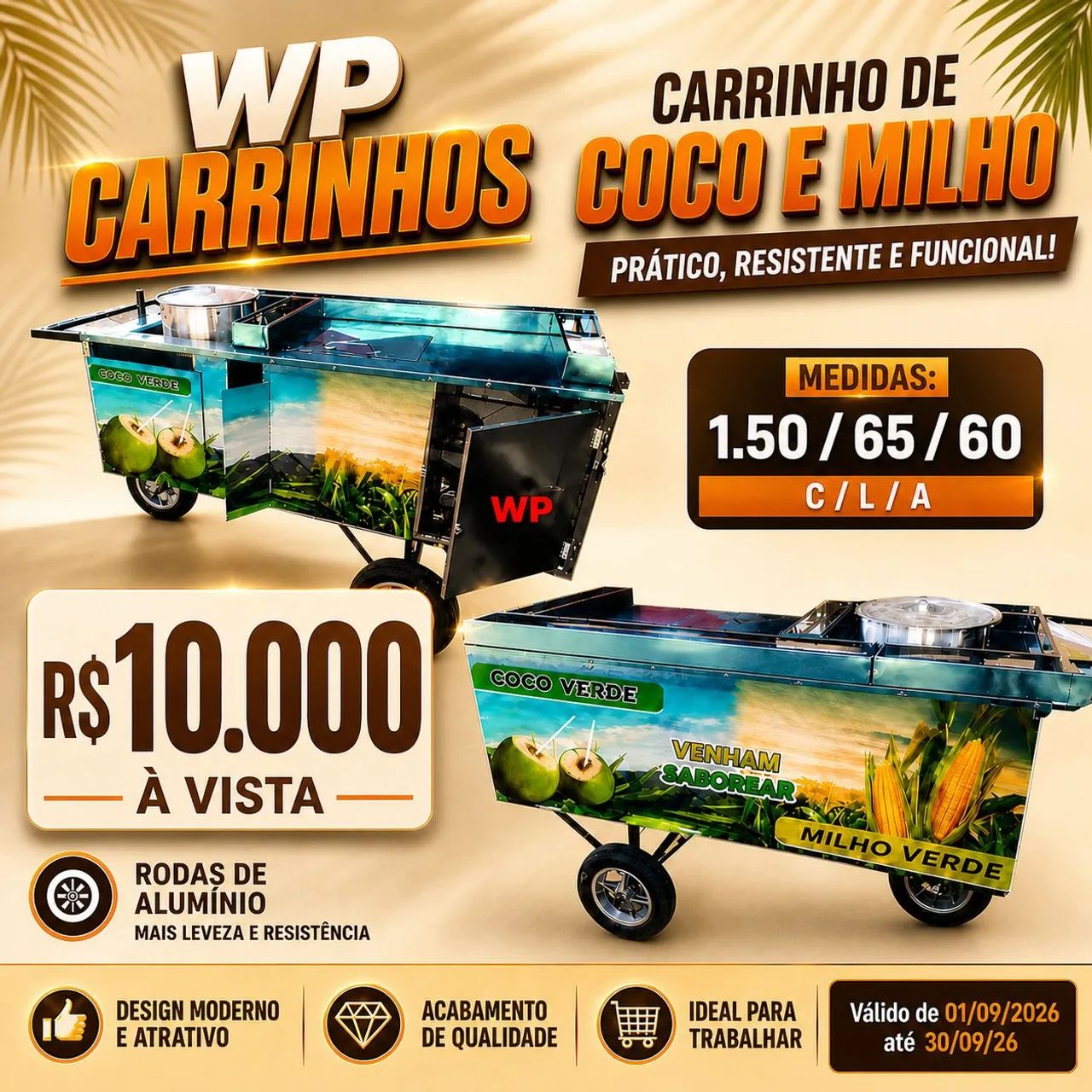 Carrinhos de milho  - Foto 2