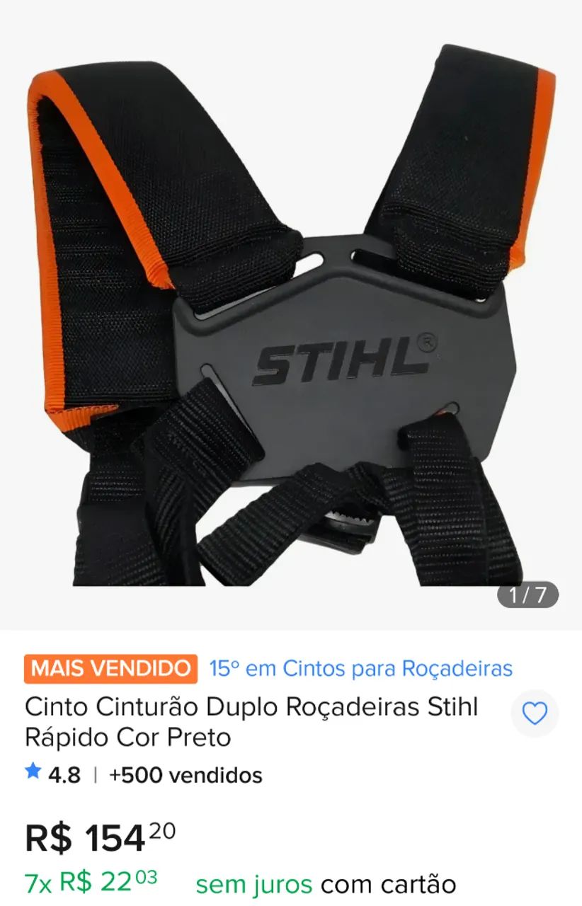Alça roçadeira stihl - Foto 3