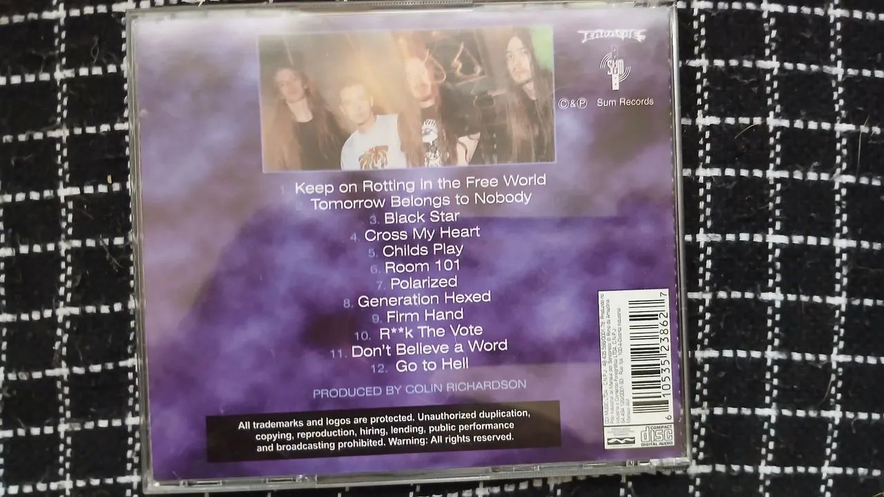 Carcass CD Original Swansong Importado - Foto 2