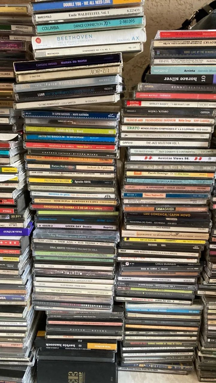 Lote com mais de 500 CDs - MPB, Bossa Nova e Samba - Foto 2