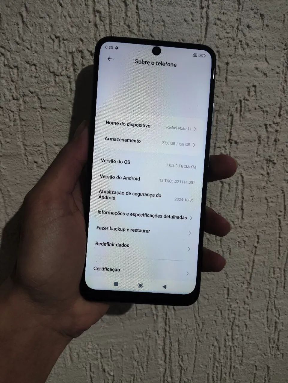 Redmi note 11 com caixa. ÓTIMO ESTADO. - Foto 2