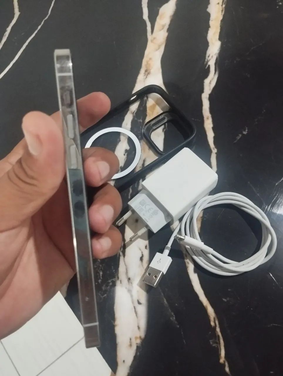 IPHONE 12 PRO BRANCO ZERADO - Foto 4