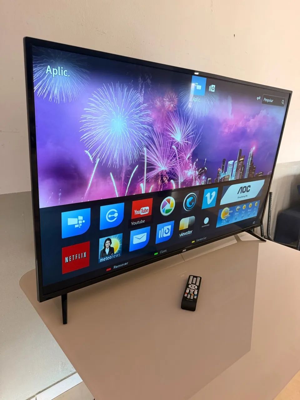 Tv 55 polegadas smart - entrego 