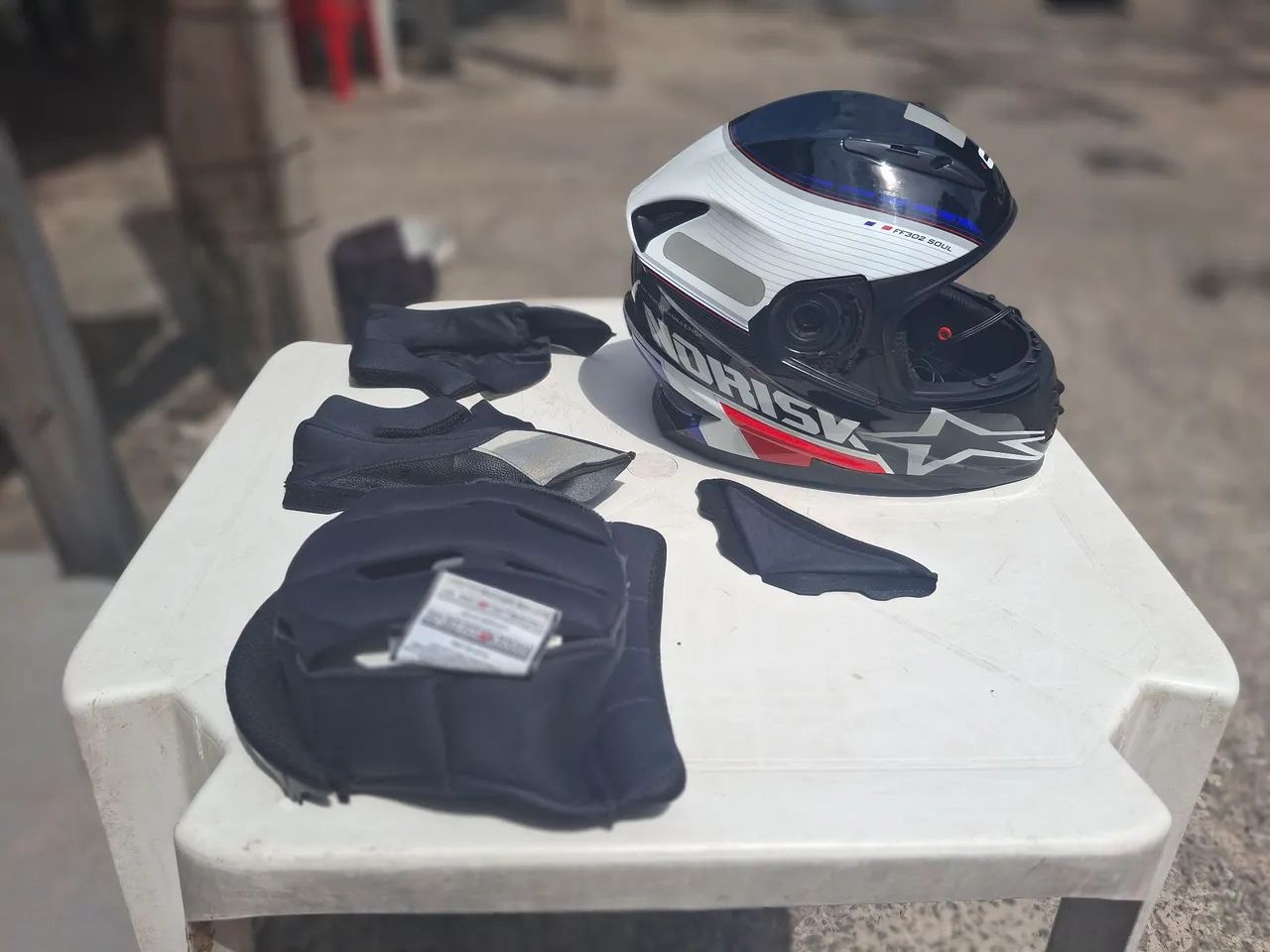 Higienização capacete  - Foto 4