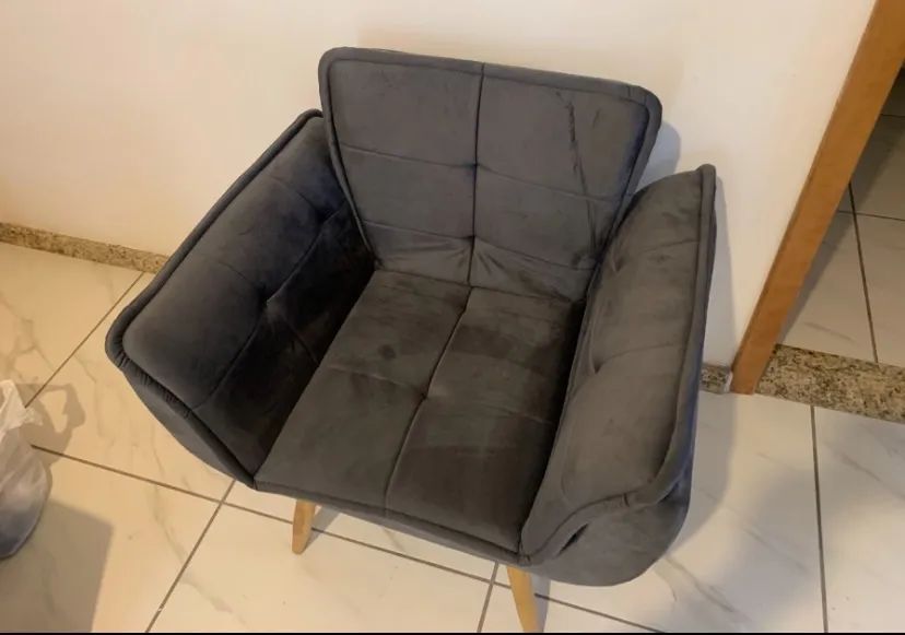 Poltrona para sala de estar, recepção, consultório  - Foto 2