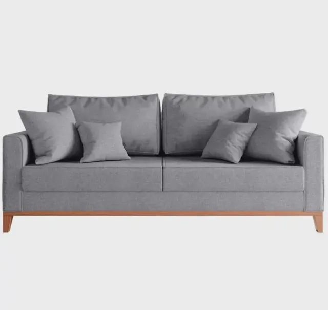 Sofá BENY Cinza 1,80cm - Foto 2
