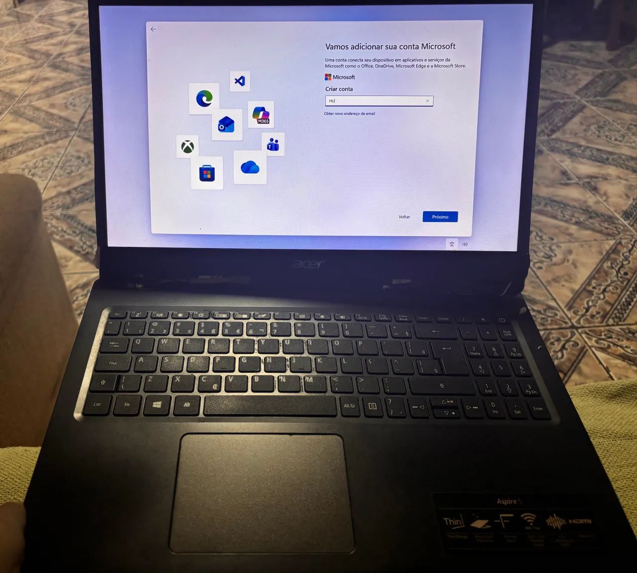 Notebook Acer Aspire 5 | 1400 reais