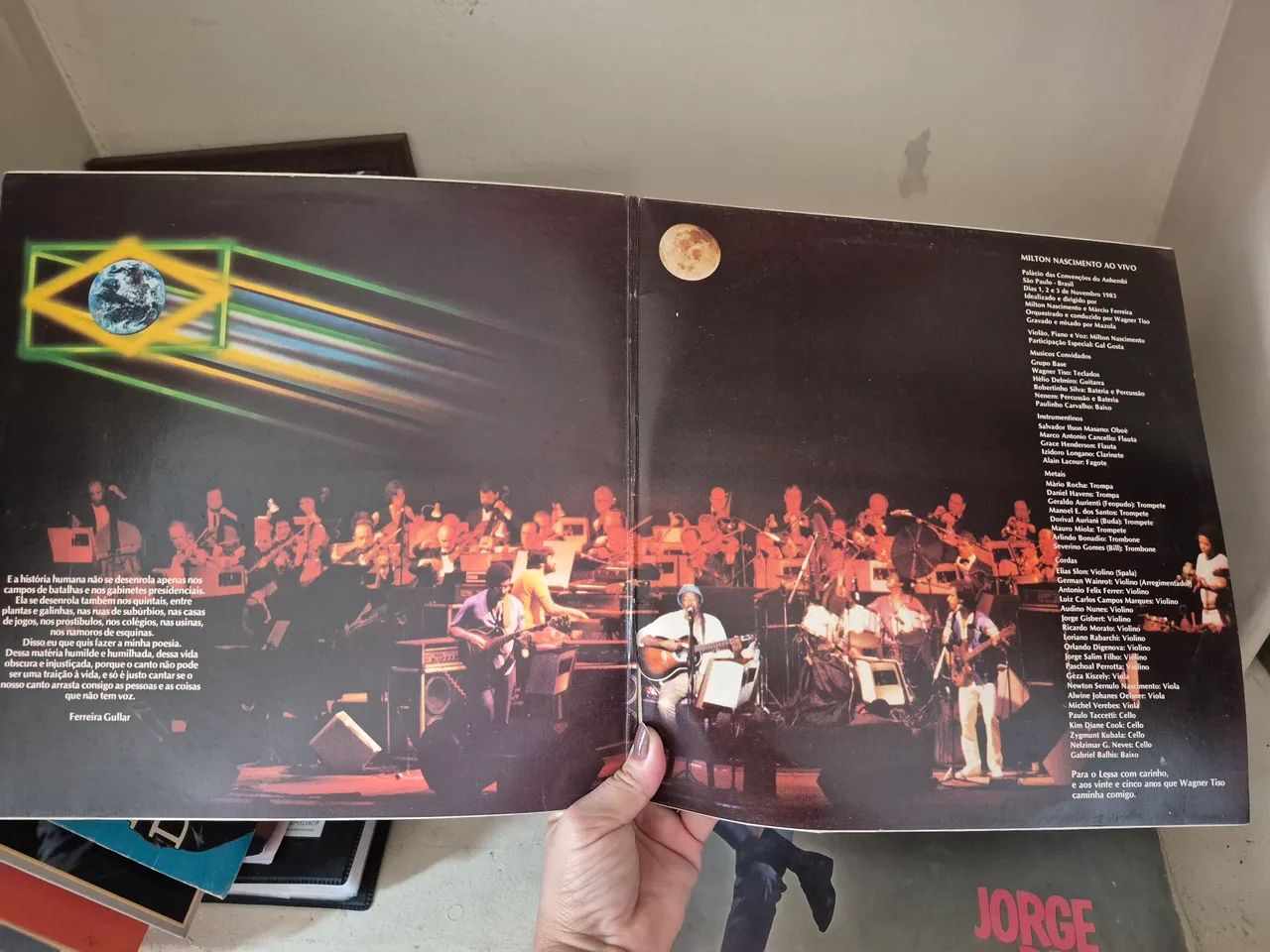 Disco Vinil Milton Nascimento ao vivo - Foto 2