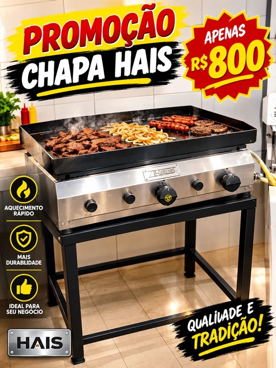 Chapa Gás 