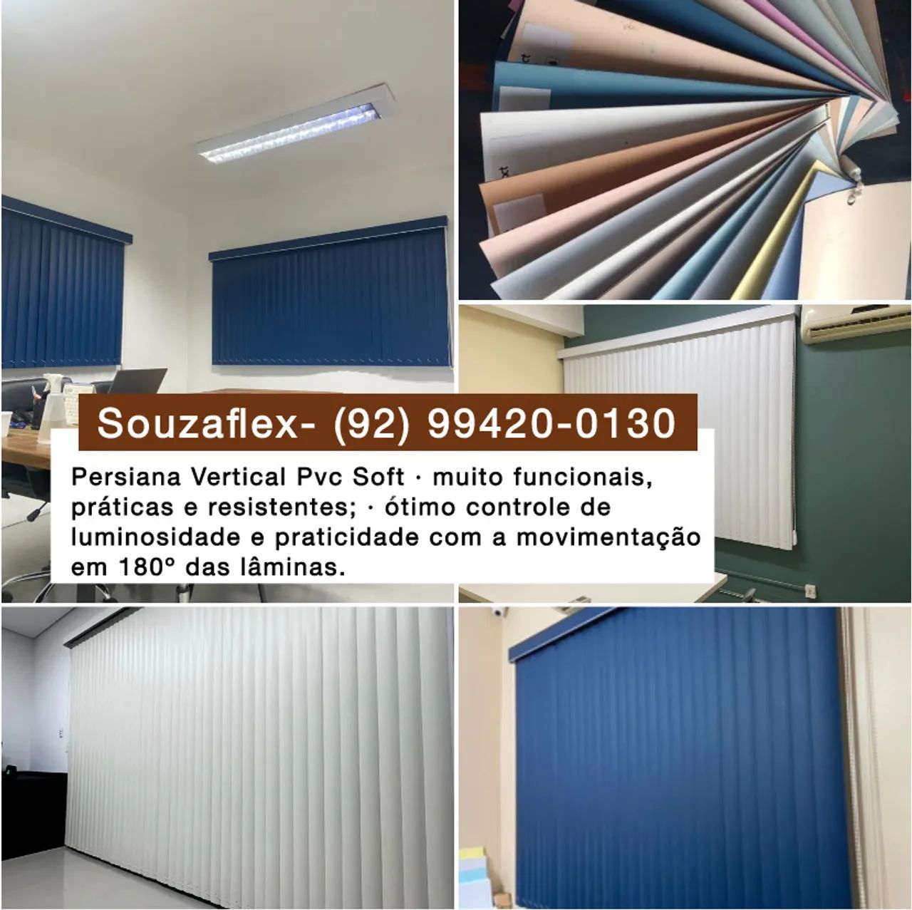 Cortina vertical e de Rolo Sofisticação que Combina com Você