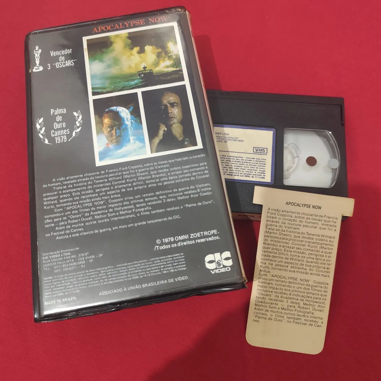 VHS Apocalypse Now (Legendado) - Com ficha T - Foto 2