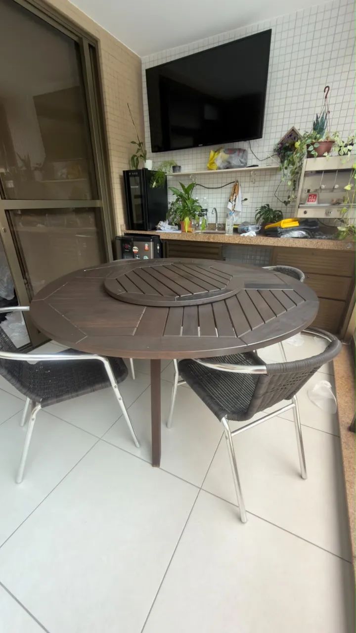 Mesa de Varanda com 4 cadeiras  - Foto 3