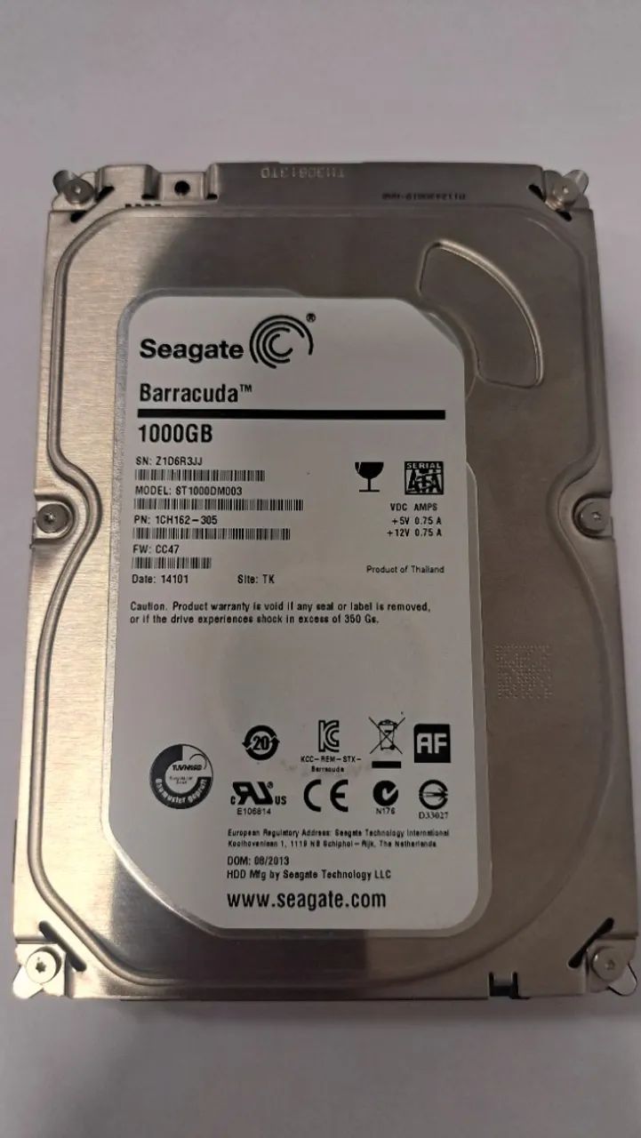 HD SEAGATE 1000GB - USADO