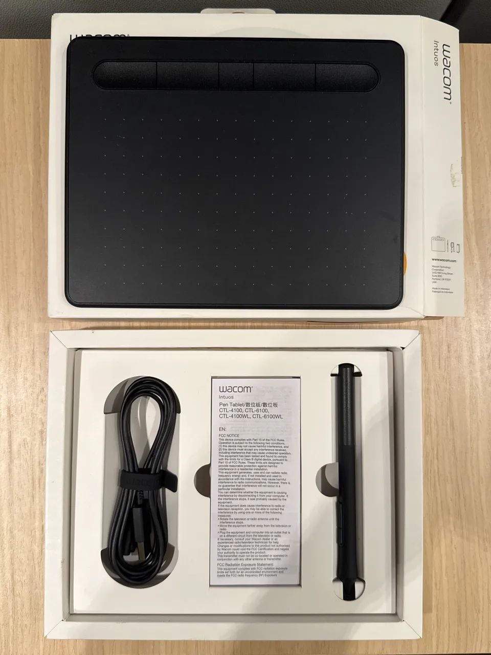Mesa Digitalizadora Wacom Intuos CTL-4100WL - Black Noir - Foto 2