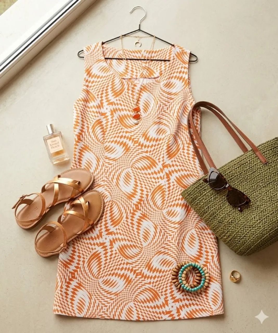 Vestido Estampado Laranjinha 
