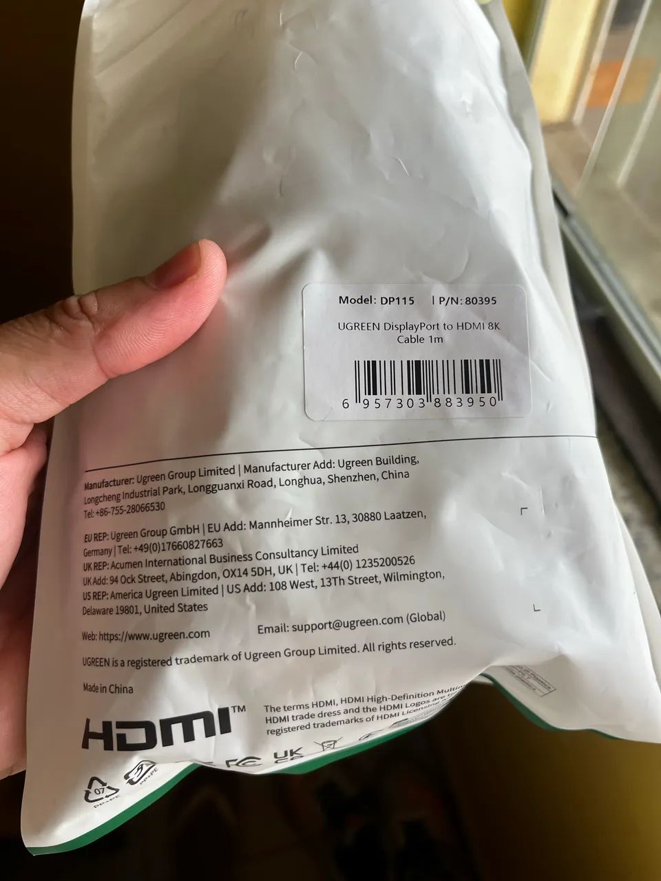 cabo display port para hdmi ugreen - Foto 2