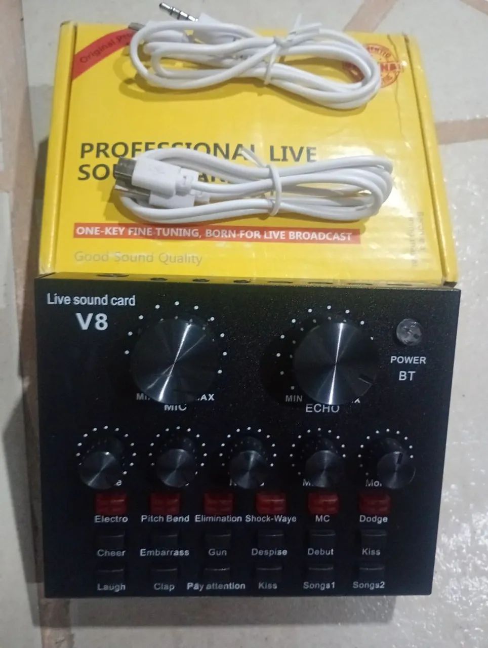 Interface v8 nova para lives podcast gravação  - Foto 2