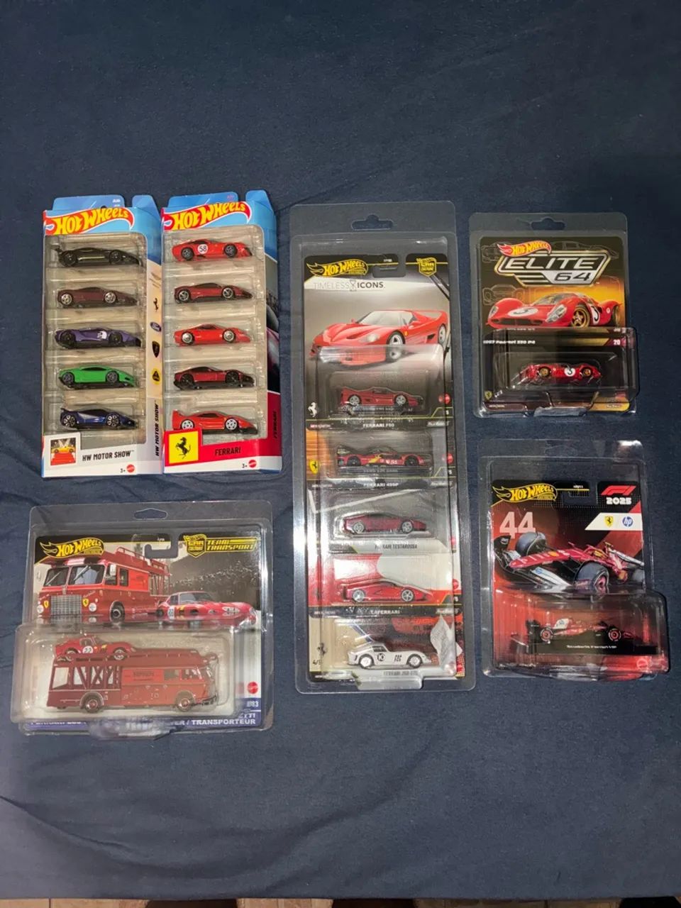 Coleção Ferrari Hot wheels 