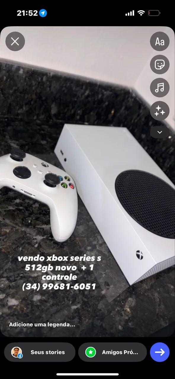 Xbox Series S 512Gb - Consoles de Vídeo Game - Centro, Ituiutaba