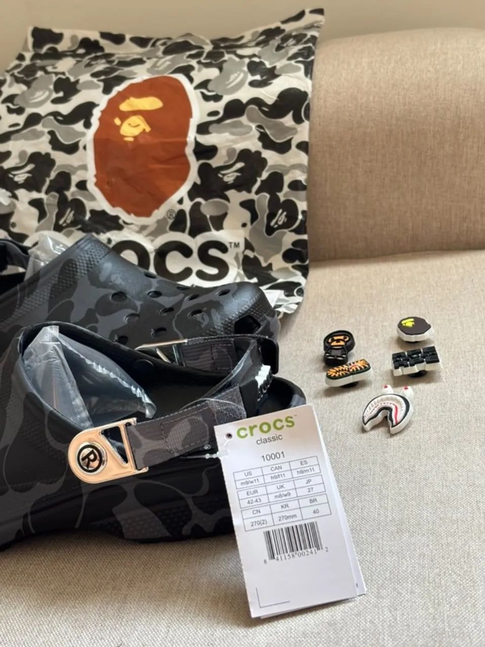 Crocs Bape Classic Camuflado  - Foto 3