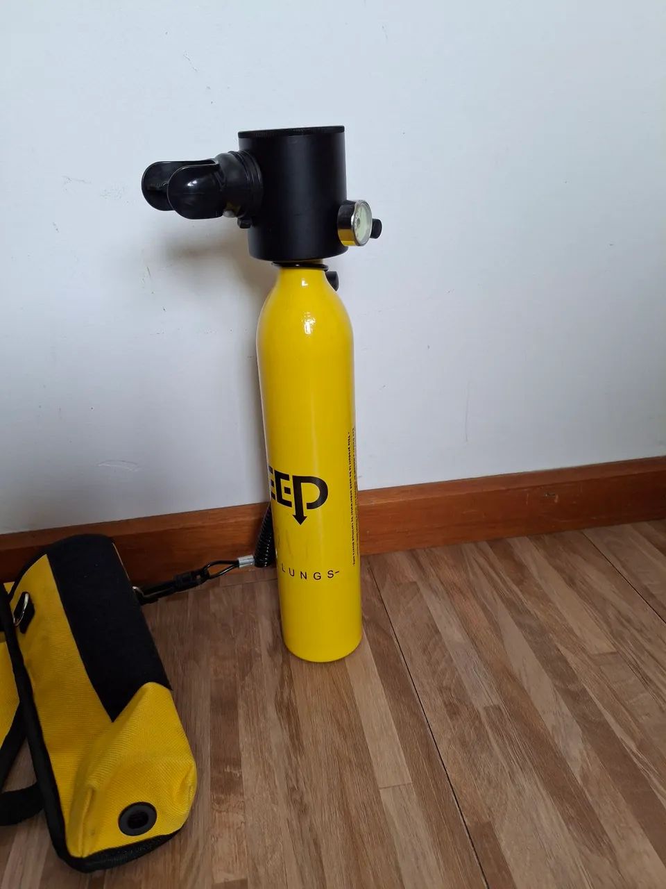 Mini cilindro de mergulho 0,5 litros - Foto 2
