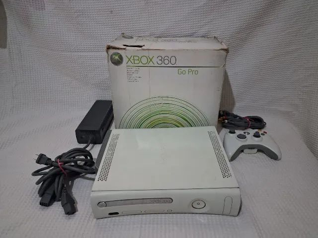 xbox 360 arcade na caixa com hd LT 2.0
