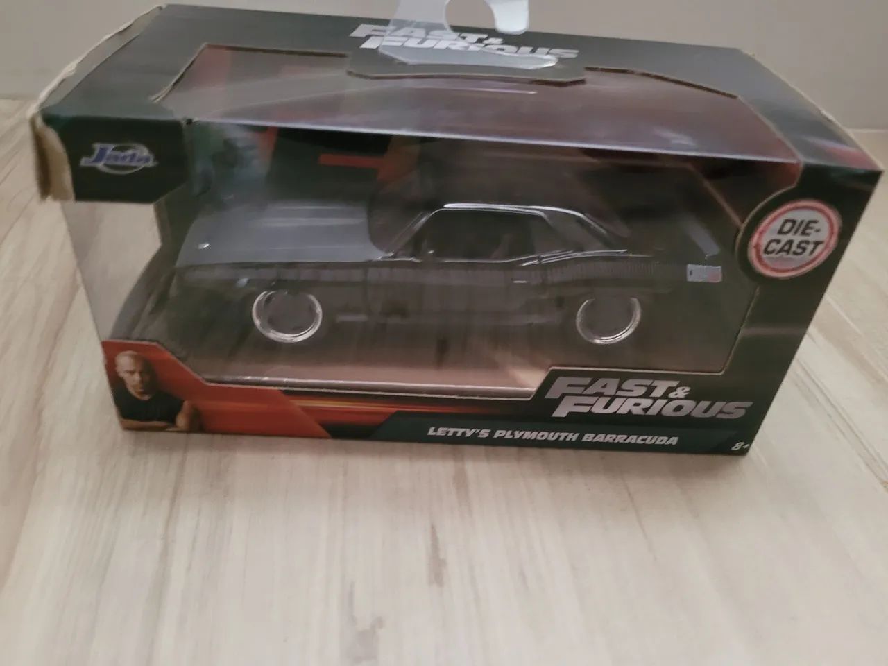 Carrinho Fast Furious Letty Playouth Barracuda - Foto 5