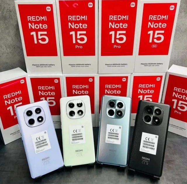 Lacrados! Redmi Note 15 PRO 4G NFC - 256GB Rom / 8GB Ram - Versão Global + Capa e Película - Foto 2