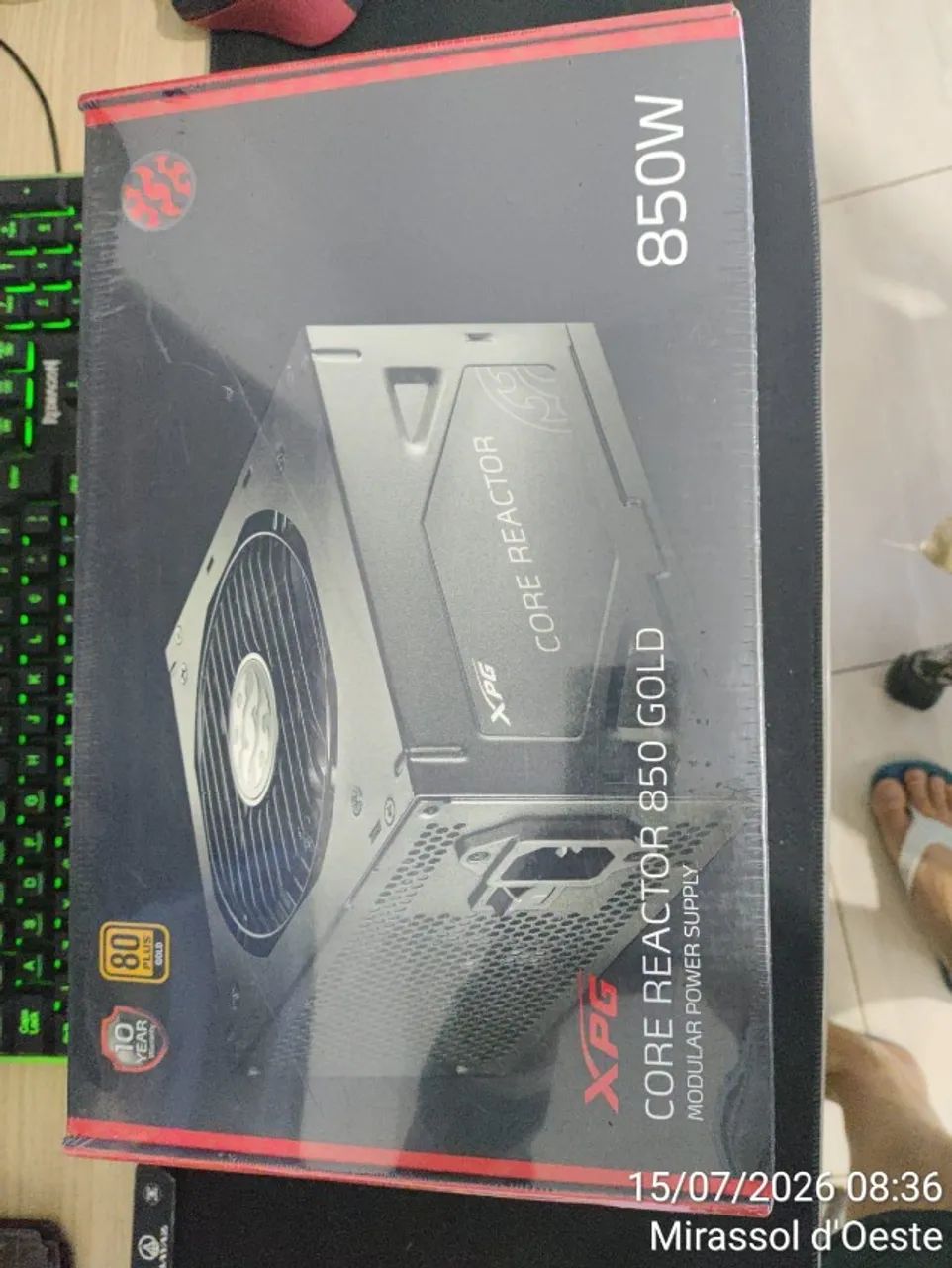 FONTE XPG 850 GOLD - NOVA LACRADA - Foto 4