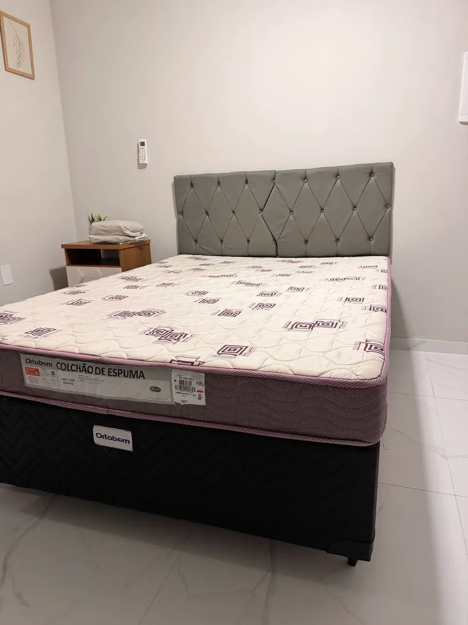 Cama box casal Ortobom com colchão D28 - Foto 5
