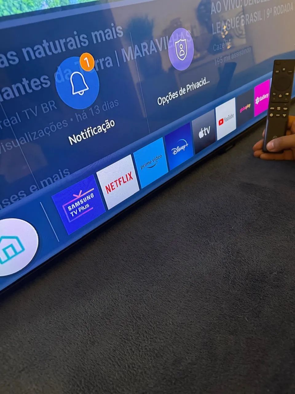 SMART TV SAMSUNG 55 4K - BLUETHOOTH - PEQUENOS DETALHES - Foto 2