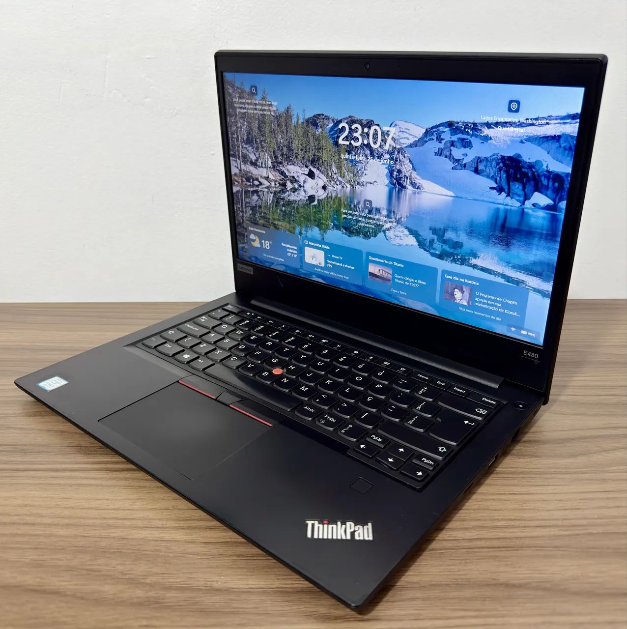 NOTEBOOK THINKPAD E480 - INTEL I5 8GTH - 8GB RAM - SSD 256GB - GARANTIA - Foto 3