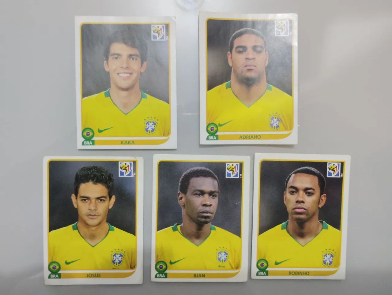 Figurinhas Panini 2010 Brasil