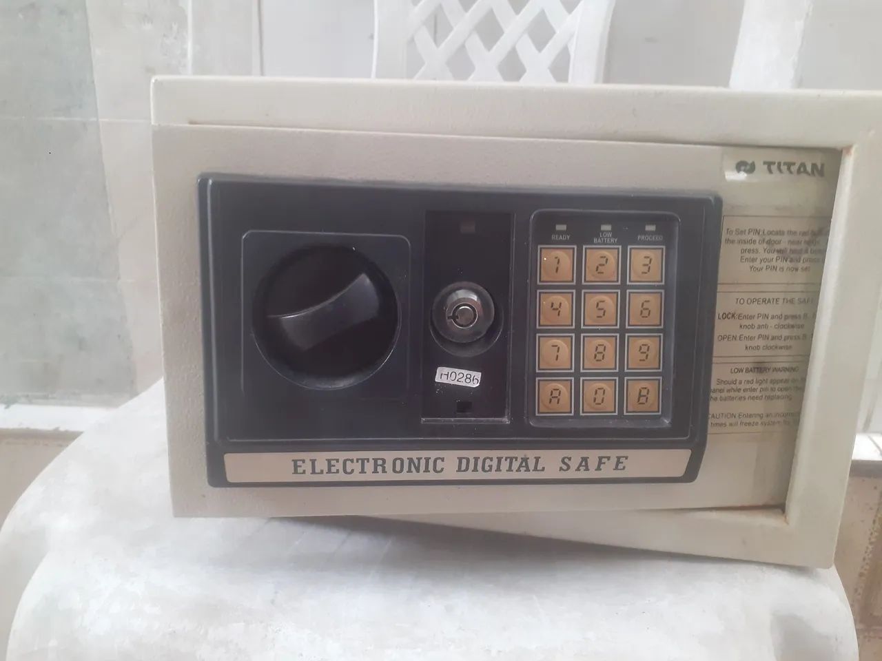 Cofre eletrônico safe