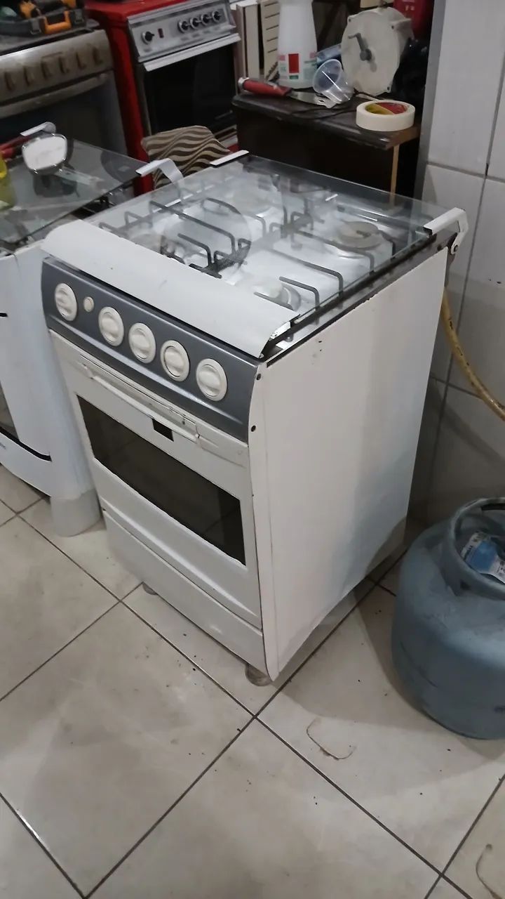 Fogão 4 bocas revisado entrega a combinar  - Foto 4