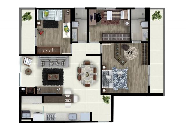 LANÇAMENTO NO SAGUAÇU |2 APTOS POR ANDAR | 1 SUÍTE + 2 DORMITORIOS | ENTREGA DEZEMBRO 2021 - Foto 11