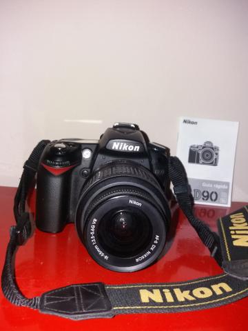Nikon D90 com lente e acessórios - Foto 2