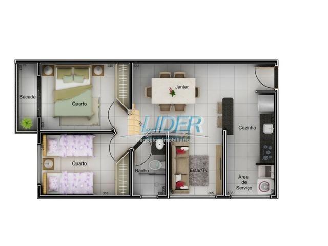Apartamento à venda com 2 dormitórios em Santa mônica, Uberlândia cod:23598 - Foto 7