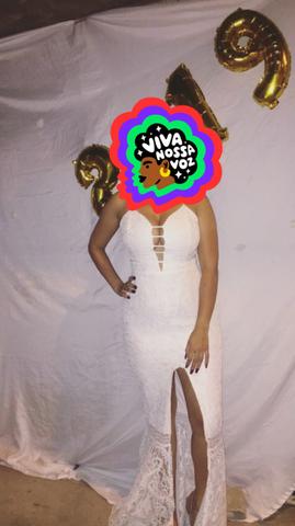 Vestido branco, usado apenas uma vez - Foto 2
